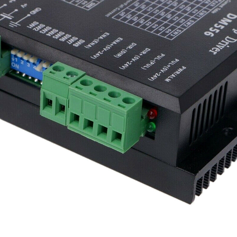DM556 PWM Bipolar Constant Current 24-50V DC Digital Stepper Motor Driver For 42