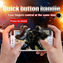 2pcs Mobile Phone Gaming Trigger Fire Button For Game Shooter Controller