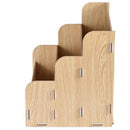 Diy Desktop A4 Wooden File Rack Multifunctional Creative Finishing Office S