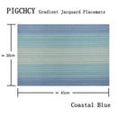 Placemat,Washable Cross-Weave Non-Slip Insulation Placemat Table Mat Set Of