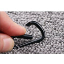 10pcs D Shape Carabiner Clip Snap Clasp Keychain Small Water Bottle Clip