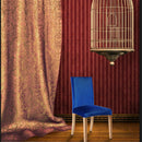 Stretch Short Dining Room Chair Seat Cover Slipcovers Removable Dark Blue