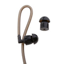 1x Coil Acoustic Air Tube with Ear Bud for Walkie Talkie Radio Headsets