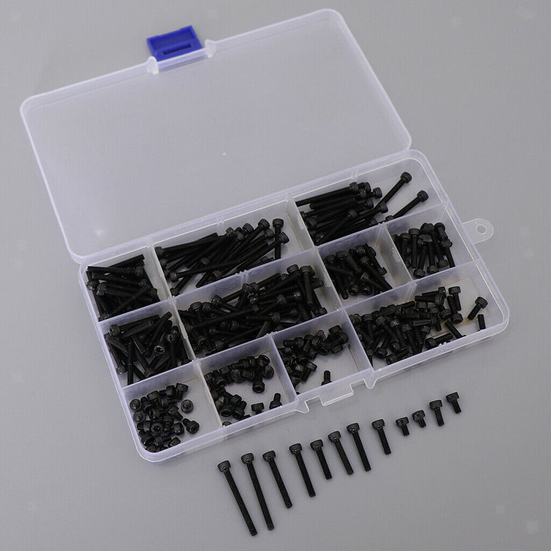 Black-force 12.9 Screw Alloy Level Hexagon Steel Plug Head Cap Screws M3 Series