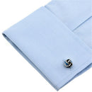 1 Pair Fashion Elegant Men's Cufflinks Cannabis Shirt Cufflinks Cuff Links