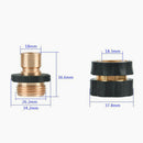 3/4" Garden Hose Quick Connector for Watering Devices Sprinkler Nozzle Etc