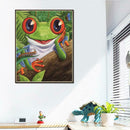 5D Diamond Painting Embroidery DIY Cartoon Smile Frog Mosaic Cross Stitch A