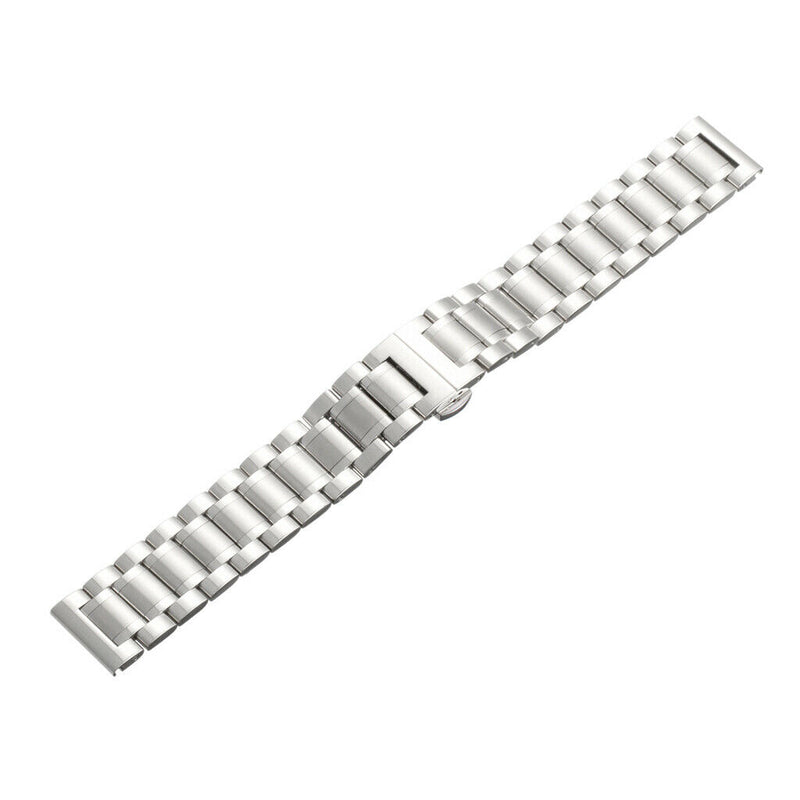 Stainless Steel Wristband and Butterfly Closure For for HUAWEI Watch Sliver