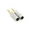 Fashion 4 Pole 3.5mm Stereo Headphone Male Plug Jack Audio Solders Connector TO