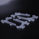 4X dish rack dish holder dish stand for photos 12.5*7.5cm transparent Y2A2