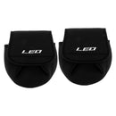 2 Pcs Spinning Reel Cover Case Shield Protector Neoprene Fishing Reel Bag