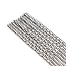 5 Pairs Stainless Steel Chopsticks Anti-skip Thread Style Durable