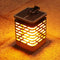 Waterproof LED Solar Lamp Flickering Smokeless Flameless Candle Flame Lamp