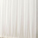 2 Panels Privacy French Door Curtains Blackout Curtain White 64x183cm