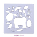 Dairy Cattle Cow Craft Puzzle Die Cutting Stencil Scrapbooking DIY Decor