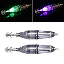 2x Octopus Squid Jig Hook Saltwater Lures Glow in Dark 12cm Green & Colorful