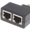1Pair HDMI DualRJ45 CAT5E CAT6 ZTP LAN Ethernet HDMI Extender Repeater AdapterOZ