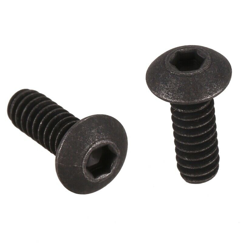 No. 6-32 UNC x 3/8 Alloy Steel Hex Socket Screws, Black, 20 Pieces D9V3