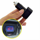 Safe Digital LED Voltage Meter Car Battery Electric Test Cigarette Lighter Plug