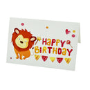 6pcs/set thank you cards birthday card for kids note cards with envelopes FU