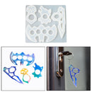 Craft Making Mold Key Chain Finger keychain Mould Jewelry Pendant Clay Tool