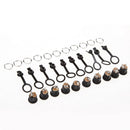 10x DC-022 DC Power Jack Socket Female 5.5x2.1mm DC Connector Panel Mounting
