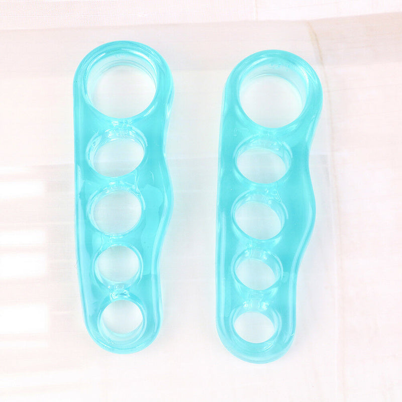 One Pair Silicone Toe Separator Spreader Correction Pain Relief Hallux Valgus FT