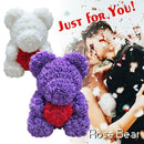 Heart Bear Rose PE Foam Soap Flower Bear Birthday Valentine Day Xmas Gifts