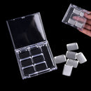 Empty 6Square Grid Eyeshadow Lipstick   Box Case Cosmetic Packing+PaletteLJ
