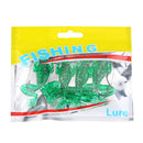 4Pcs Artificial Frog Premium Soft Bait 60mm 5.2g Silicone Bionic Fishing Bait 3C