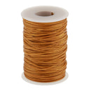 70 Meters Brown Leather Craft Waxed Flat Thread Waxed Line Cord 1.2mm