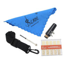 Clarinet Mouthpiece Cap Neck Strap Cleaning Cloth Reeds Repair Tool Parts