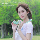 Portable 3 Speed Neckband Fan USB Rechargeable Travel Wearable Air Cooler