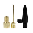 3Pcs Sports Ball Inflating Kit Presta to Schrader Valve Adapter Bike Cycling