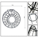 Wild Bird Feeder Hanging for Garden Yard Outside Decoration 23cm Dia.