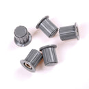 10x Insert Tone Core Brass Control-Knob For 4mm Dia Knurled Potentiometer Sha Sn