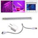 Grow Light Plant Growing Lamp with USB Metal Hose USB Power Socket DC5V 3W