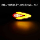 4Pcs Motorcycle Neon Led Turn Signal Indicator Light Led Tail Flashers Lamp