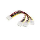 4 Pin IDE 1 to 3 Y Splitter Exentsion Cable Cord Molex IDE Power-Supp.AU U5E4