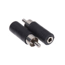 3.5mm Jack to RCA Audio Adapter Converter Connector Socket Plug RGA.AU