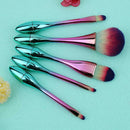 5pcs/set Goblet Shaped Makeup Brushes Set Powder Foundation Concealer Brush
