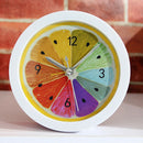 2 Packs Cute Silent Alarm Clock Plastic+Wooden f/ School Tabletop Ornament