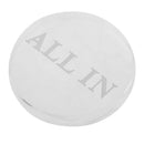 Clear Acrylic Casino Party Game Dealer Button ALL IN Button Zhuang Button for