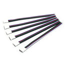 5Pcs 5Pin RGBW Connector Female With Wire Cable 5Pin LED Connector ME