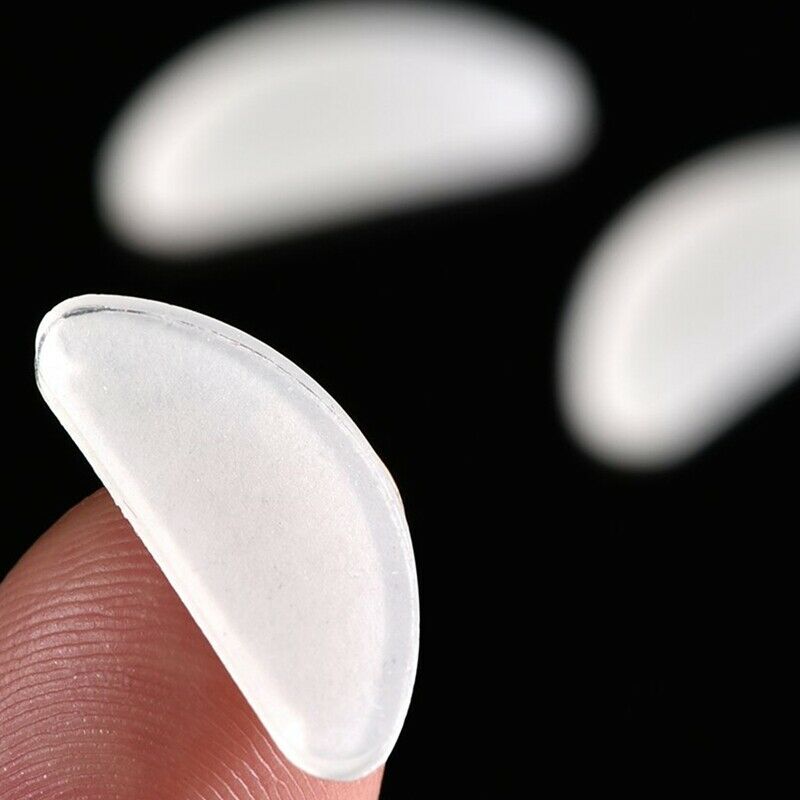 18 Pairs Eyeglasses Nose Pads Glasses Adhesive Silicone Anti-Slip Nosepads  T9Z2