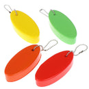 1PC Foam Floating Buoyant Keychain For Water Sports Swimming Oval Keyring Key