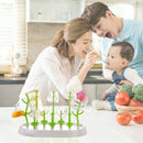 1 Set Safe Detachable Baby Bottle Drying Rack Drainer Storage Shelf