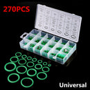 270pcs/Set 18Sizes Car HNBR A/C System Air Conditioning O Ring Seals Kit Tools