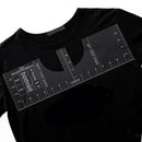T-Shirt Ruler Guide Vinyl T-Shirt Ruler - Sublimation Designs on T-shirts