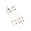10pcs Glass Tube Fuse Axial Leads 5*20mm 6.3A F6.3A 250V Fast Quick Blow AU. 3c